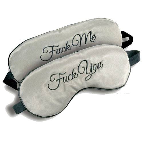 F*ck Me/F*ck You Reversible Blindfold