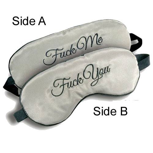 F*ck Me/F*ck You Reversible Blindfold